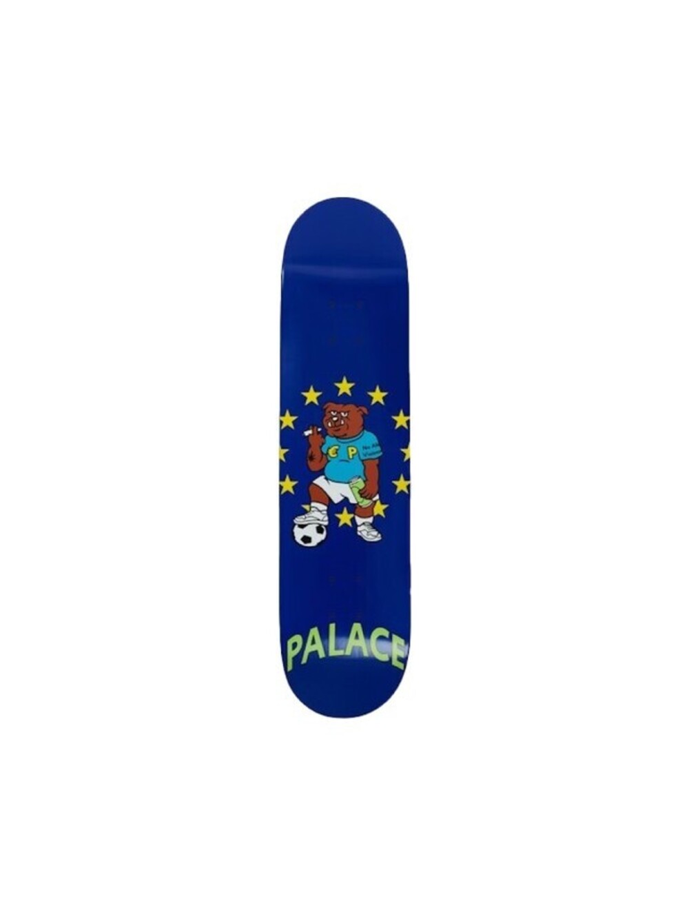 Palace Bulldog Skateboard Deck Blue • 7.75"